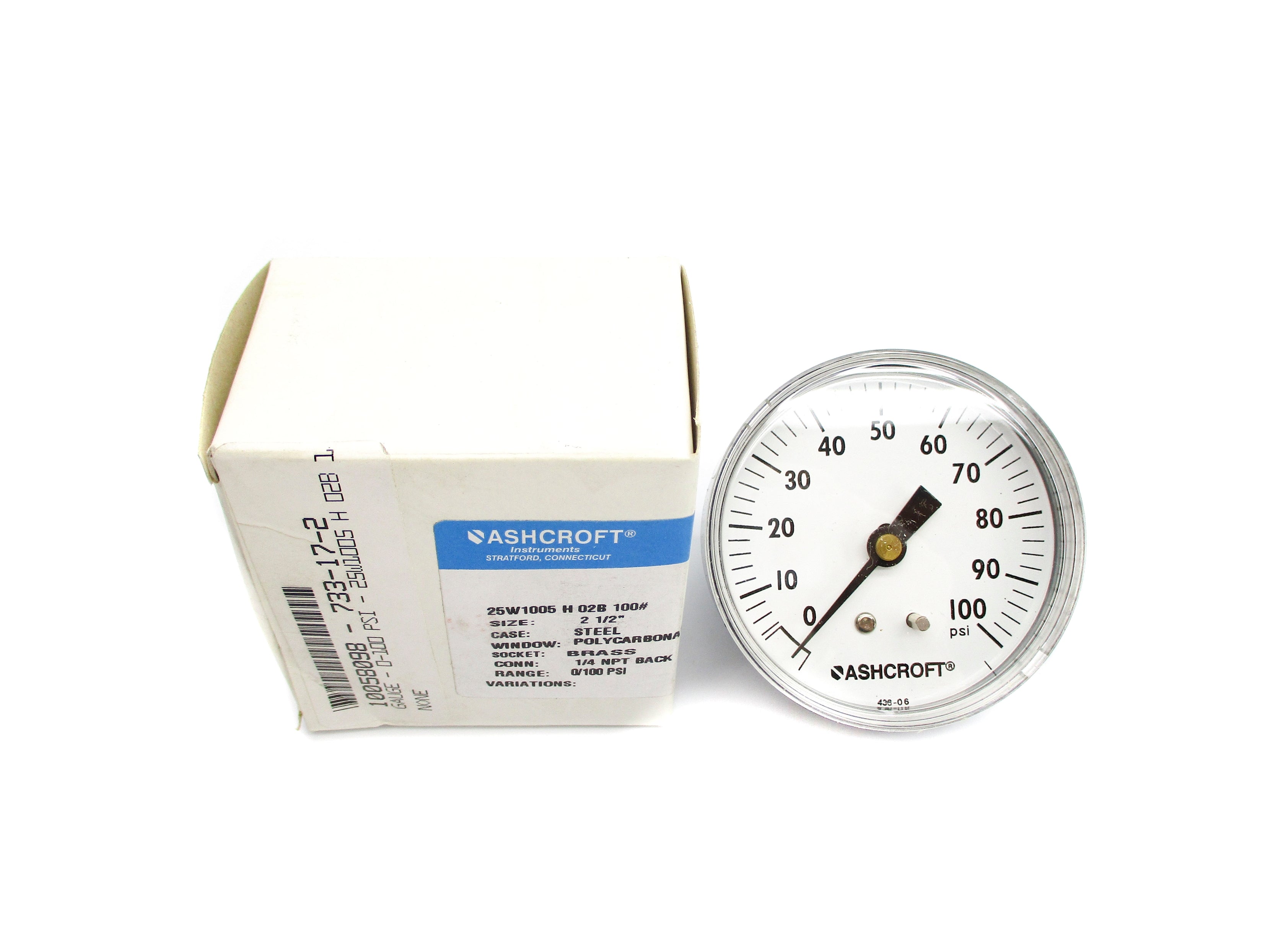 ASHCROFT 25W1005 NSMP