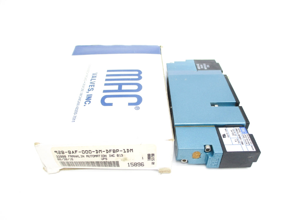 MAC 92B-BAF-000-DM-DFBP-1DM 20-120PSI 24VDC NSMP
