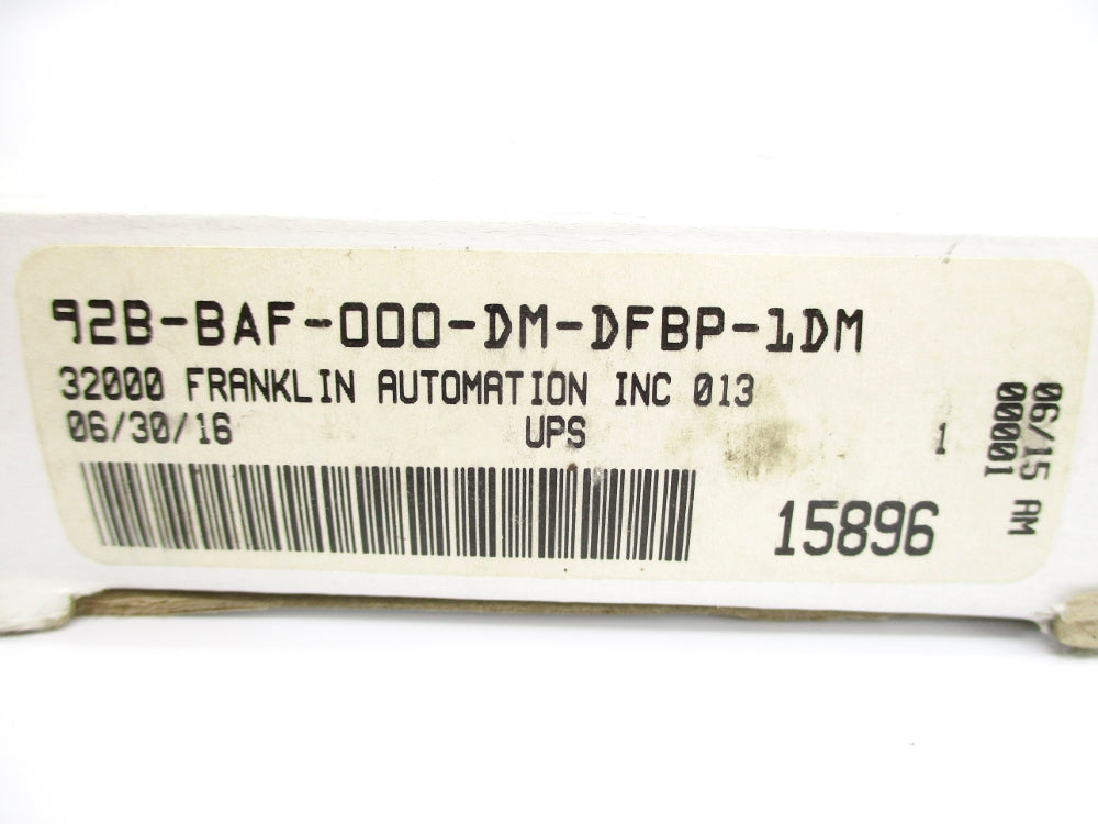 MAC 92B-BAF-000-DM-DFBP-1DM 20-120PSI 24VDC NSMP