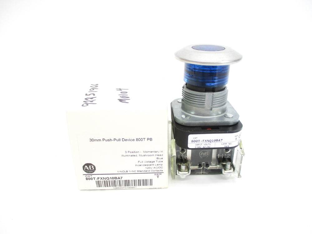 ALLEN BRADLEY 800T-FXNQ10BA7 SER. T (WH) NSMP