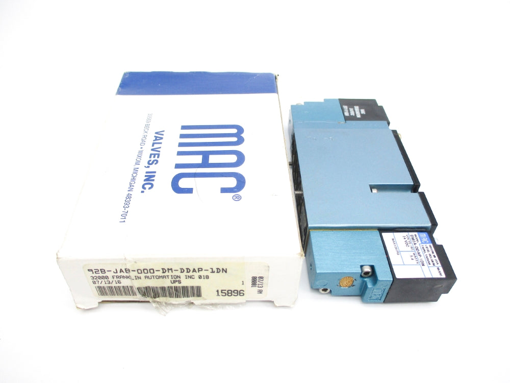 MAC 92B-JAB-000-DM-DDAP-1DN 35-120PSI 24VDC NSMP