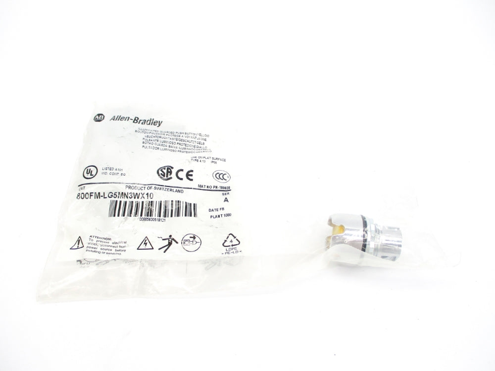 ALLEN BRADLEY 800FM-LG5MN3WX10 SER. A NSMP
