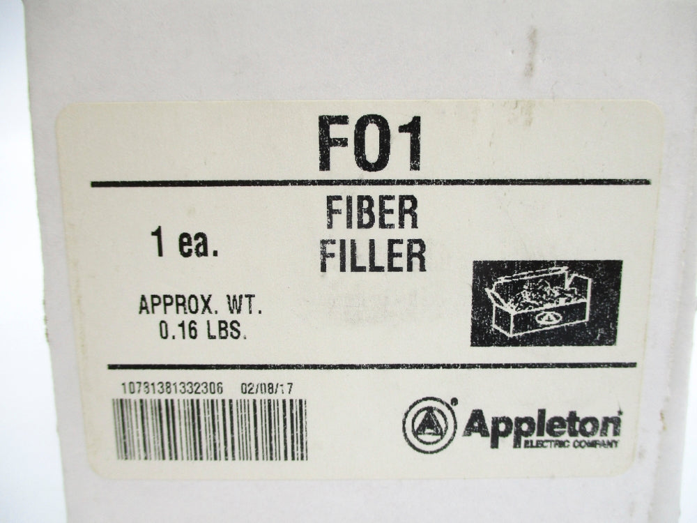 APPLETON F01 (APPROX. 0.16LBS) NSMP