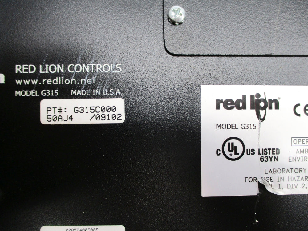 RED LION CONTROLS G315C000 UNMP