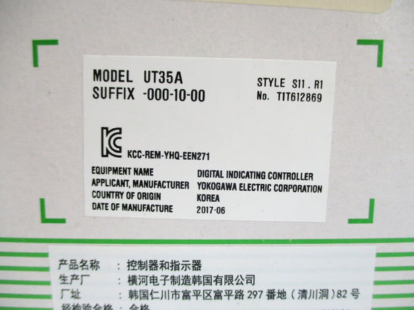 YOKOGAWA UT35A-000-10-00 NSMP