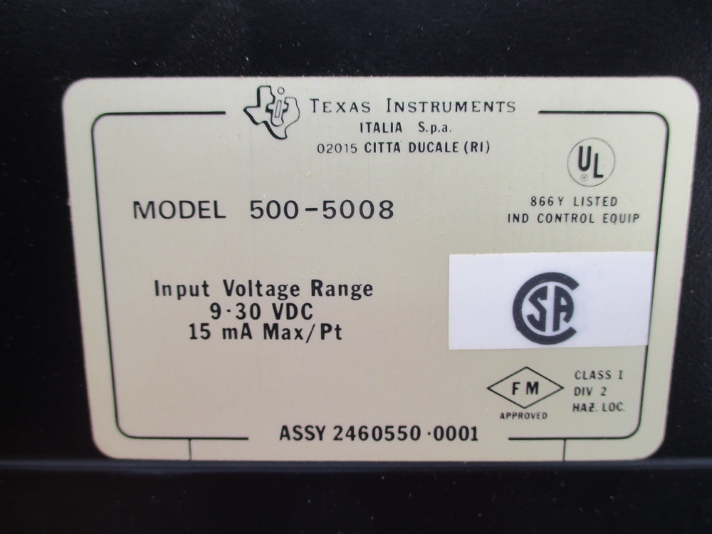 TEXAS INSTRUMENTS 500-5008 NSNP