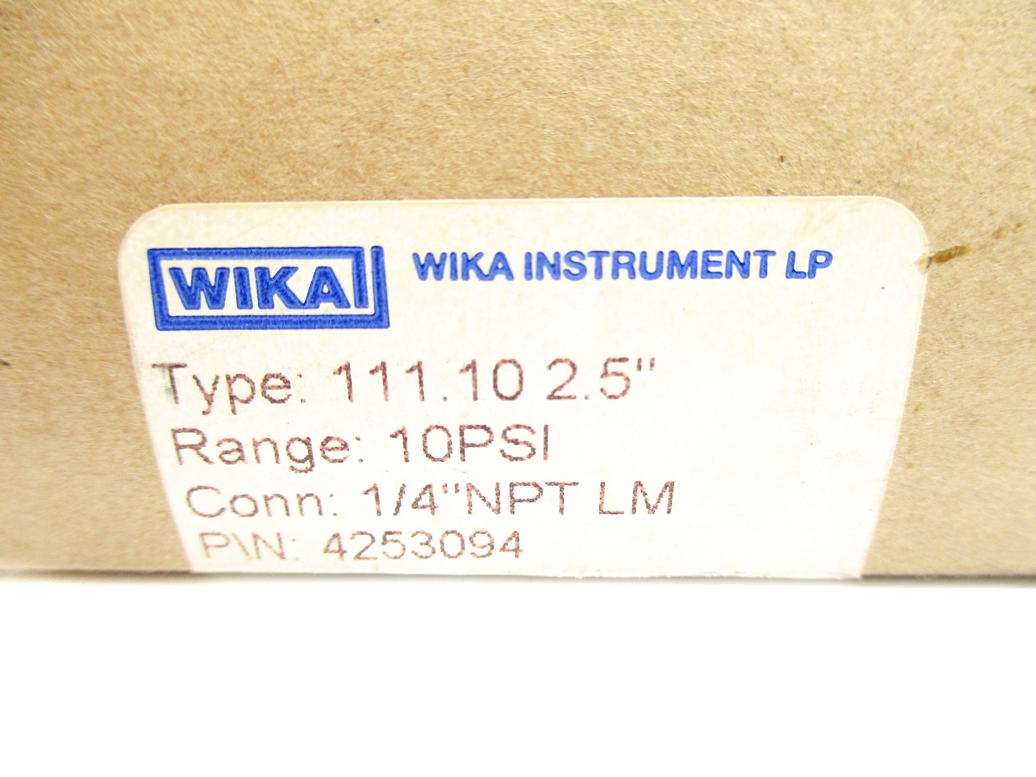 WIKA 4253094 10PSI NSMP