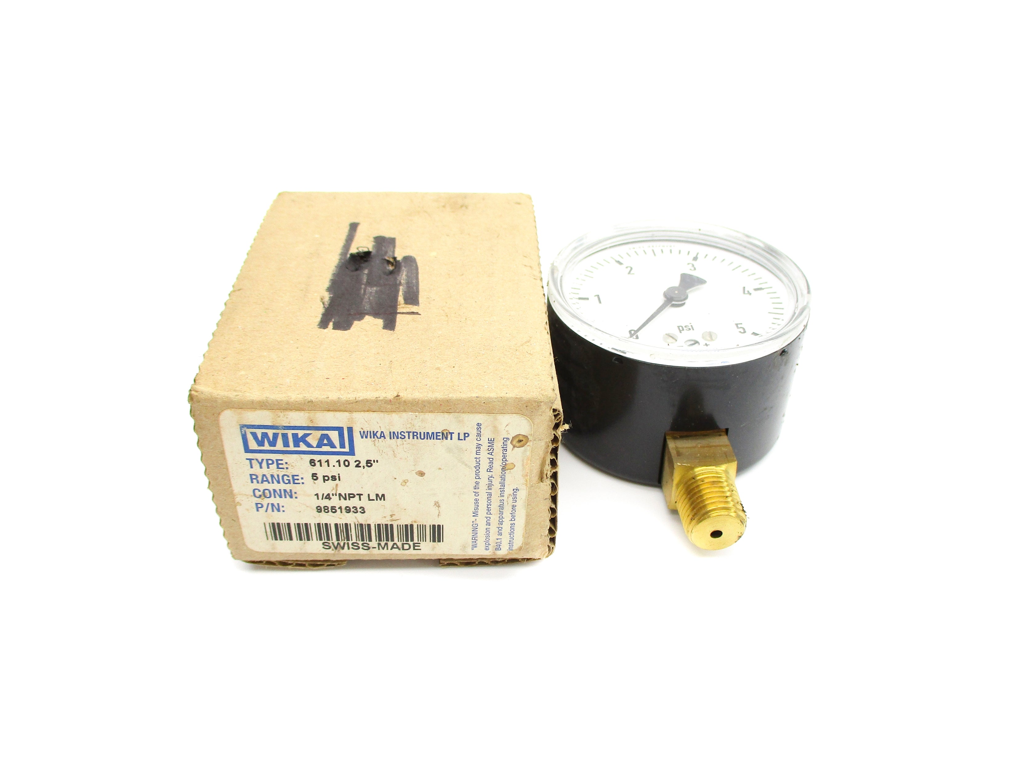 WIKA 9851933 5PSI NSMP