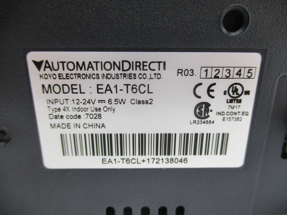 AUTOMATION DIRECT EA1-T6CL NSNP