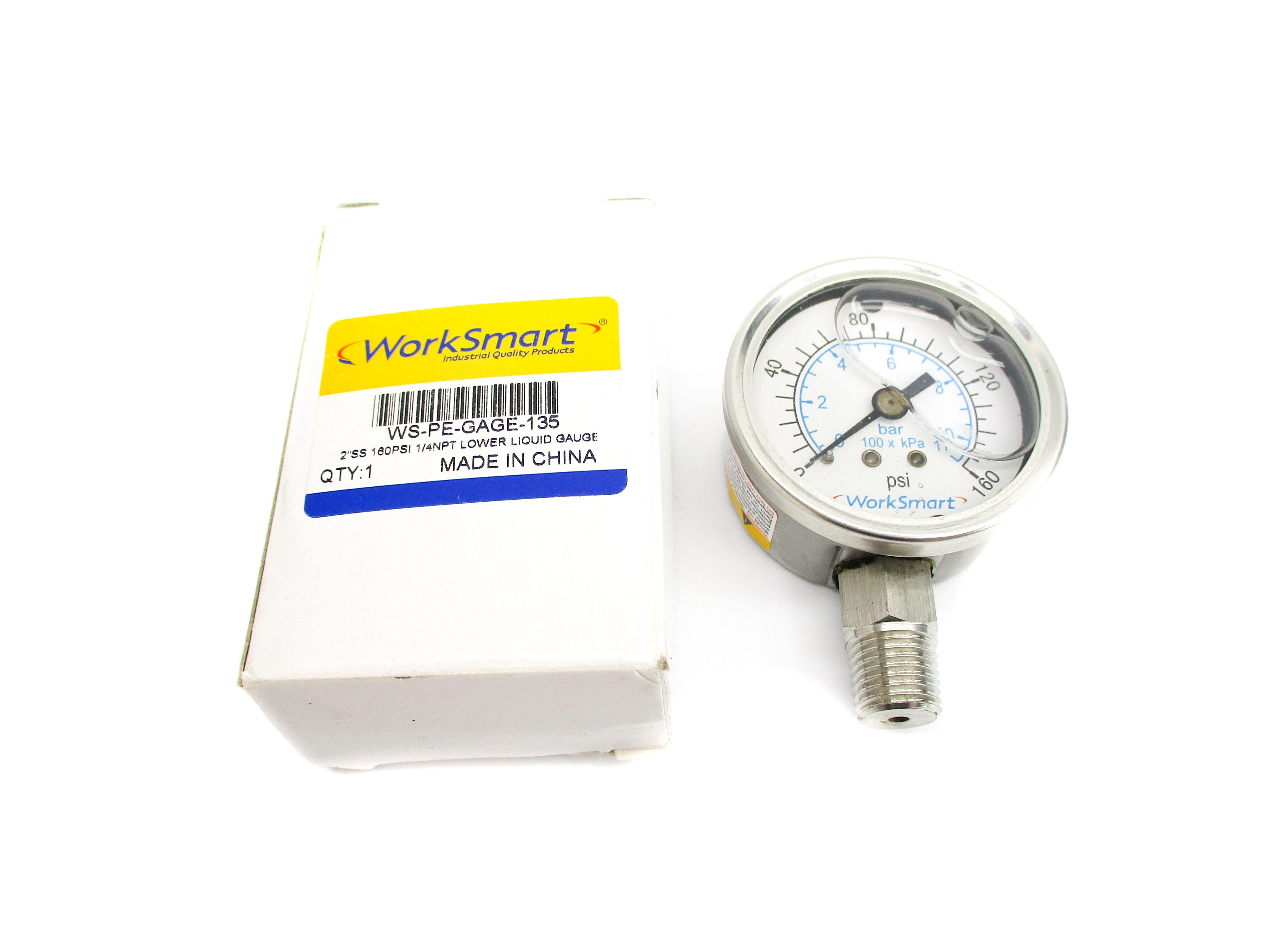 WORKSMART WS-PE-GAGE-135 160PSI NSMP