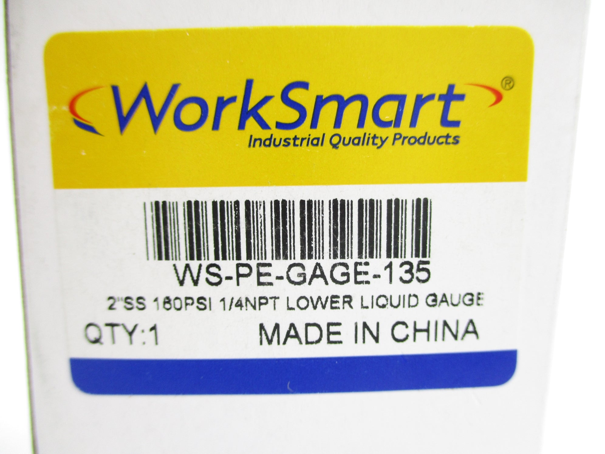 WORKSMART WS-PE-GAGE-135 160PSI NSMP