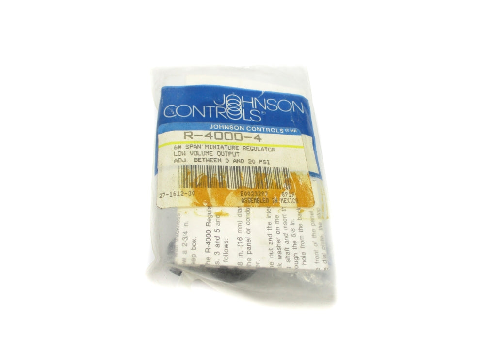 JOHNSON CONTROLS R-4000-4 0-20PSI NSMP