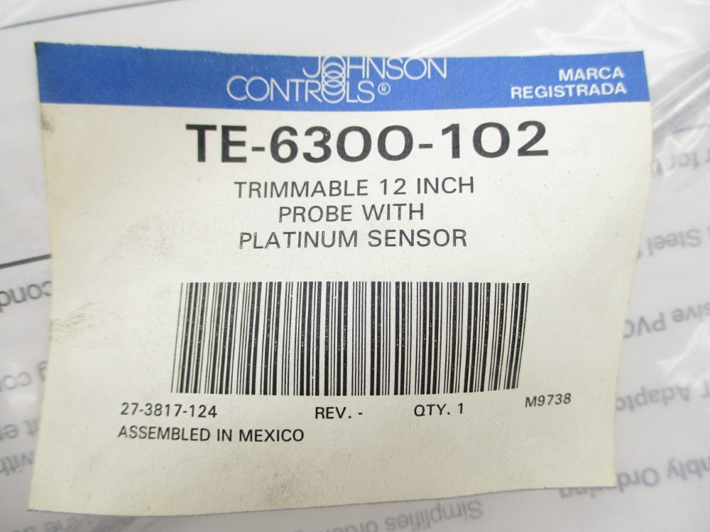 JOHNSON CONTROLS TE-6300-102 NSMP
