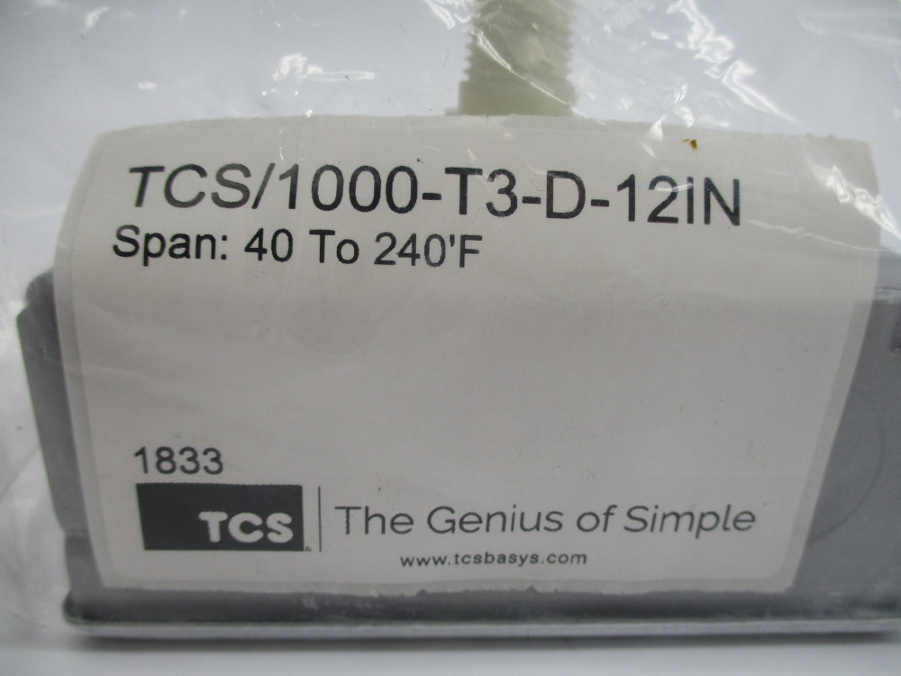 TCS TCS/1000-T3-D-12IN 40-240F NSMP
