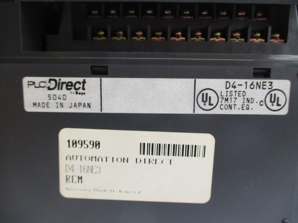 PLC DIRECT D4-16NE3 UNMP