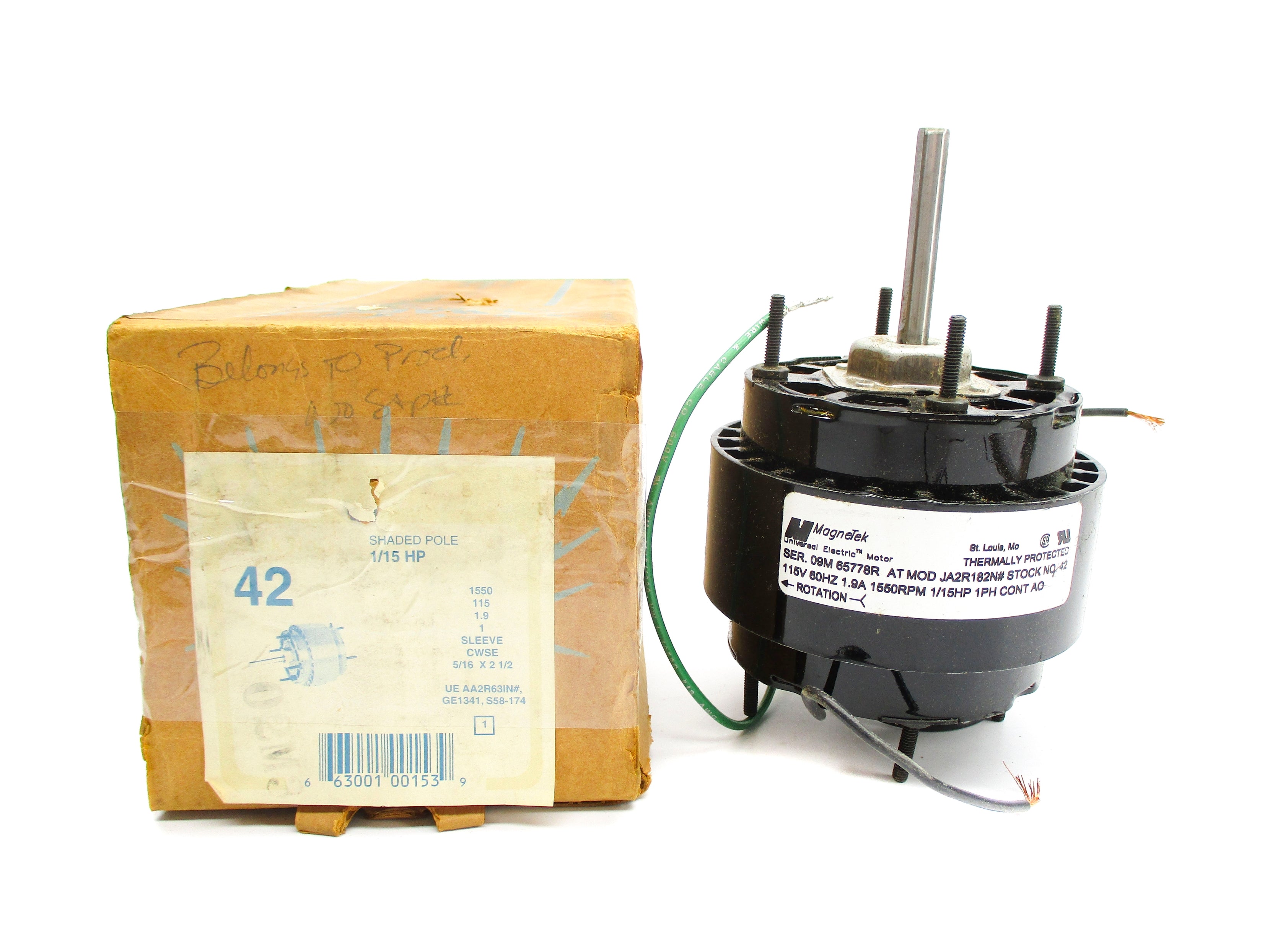 MAGNETEK JA2R182N# NSMP