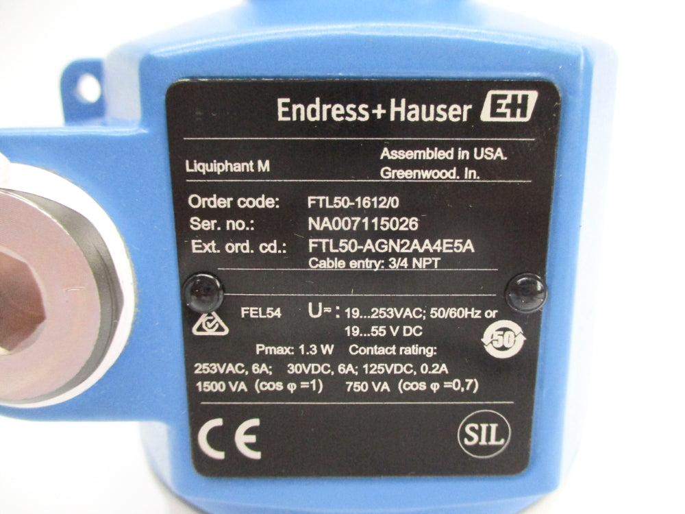 ENDRESS+HAUSER FTL50-AGN2AA4E5A NSNP