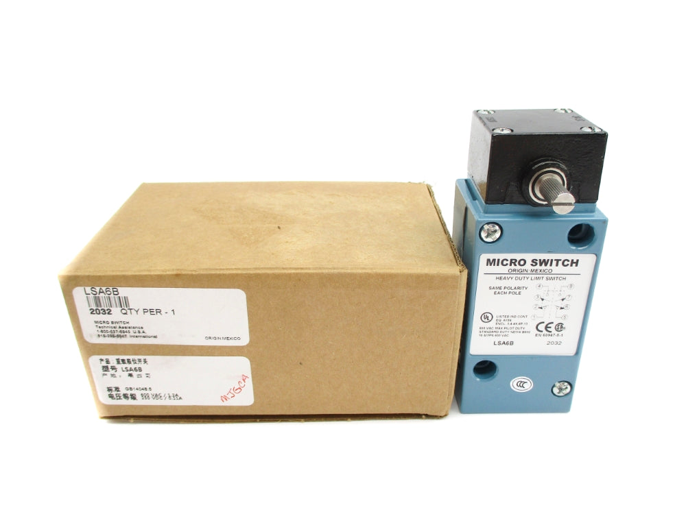 MICRO SWITCH LSA6B 600VAC 10A NSMP