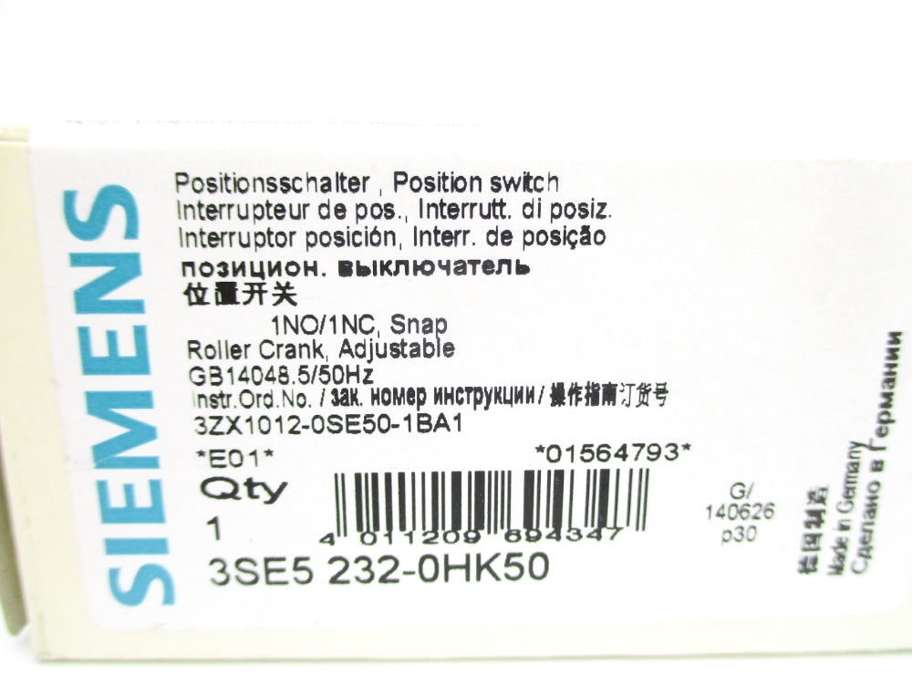 SIEMENS 3SE5232-0HK50 NSMP