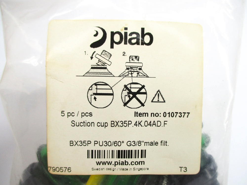 PIAB BX35P.4K.04AD.F 0107377 (PKG OF 5) NSMP