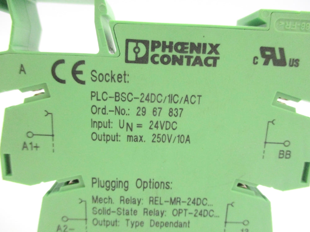 PHOENIX CONTACT PLC-BSC-24DC/1IC/ACT 2967837 24VDC 10A NSNP