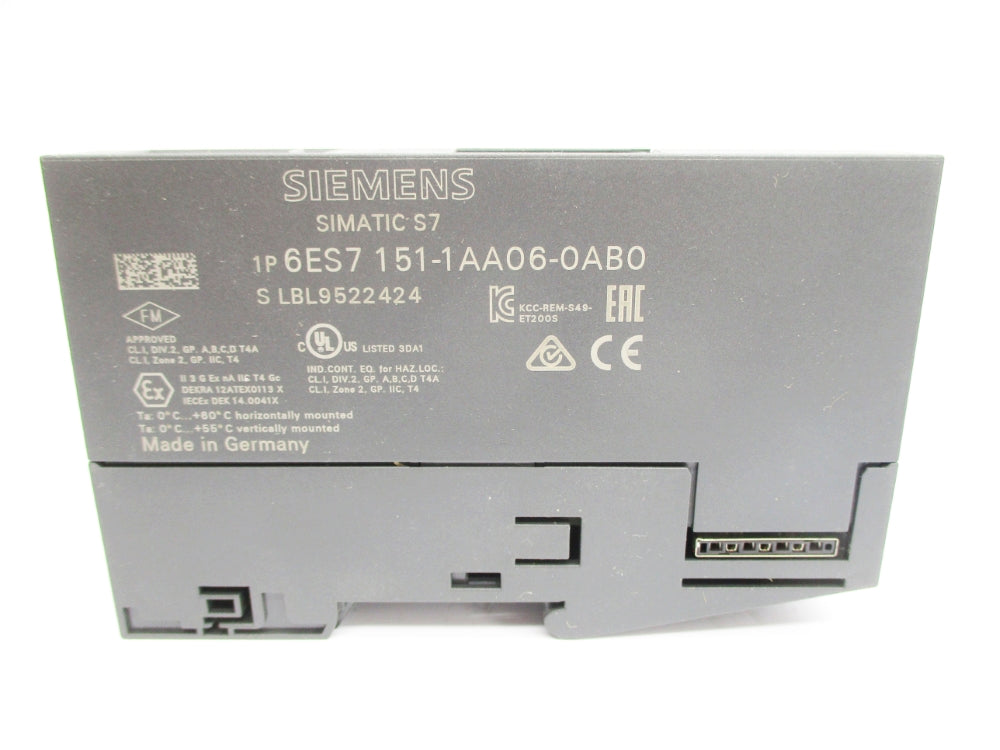 SIEMENS 6ES7151-1AA06-0AB0 NSMP