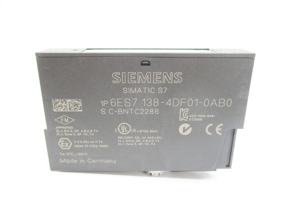 SIEMENS 6ES7138-4DF01-0AB0 NSMP