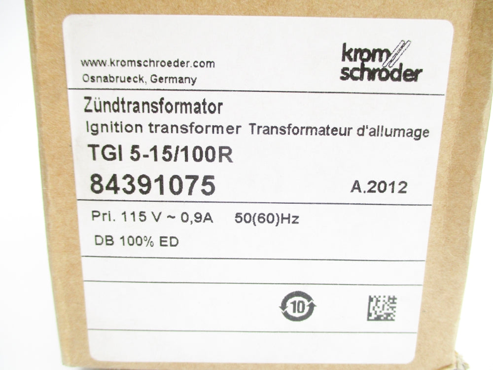 KROM SCHRODER TGI5-15/100R 84391075 5KV NSMP