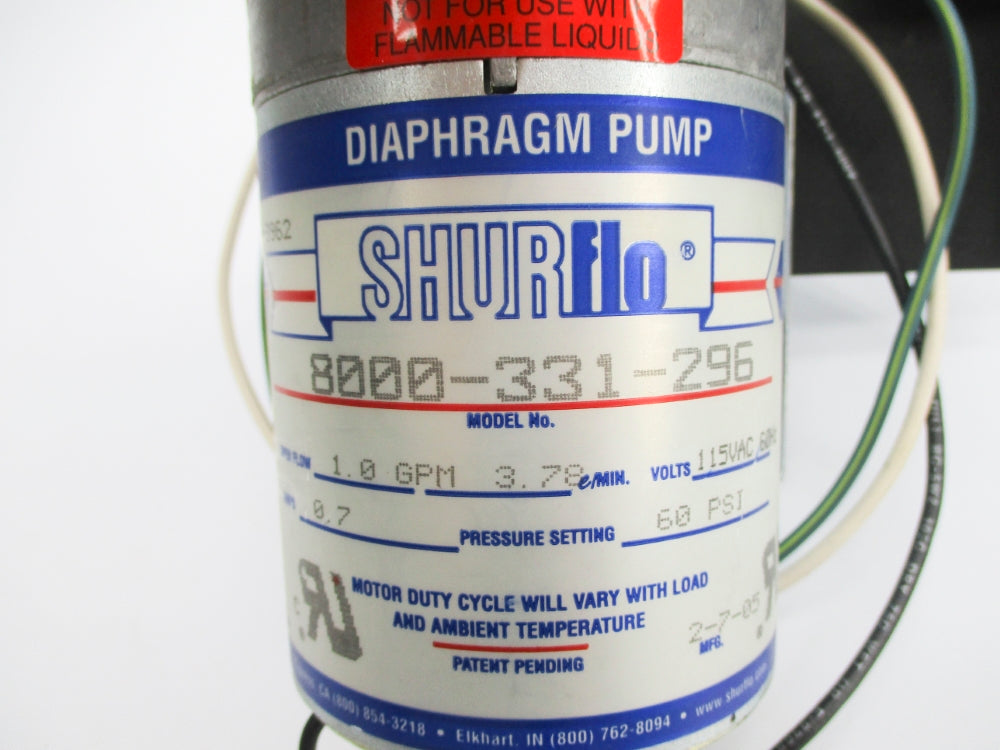 SHURFLO 8000-331-296 60PSI NSNP