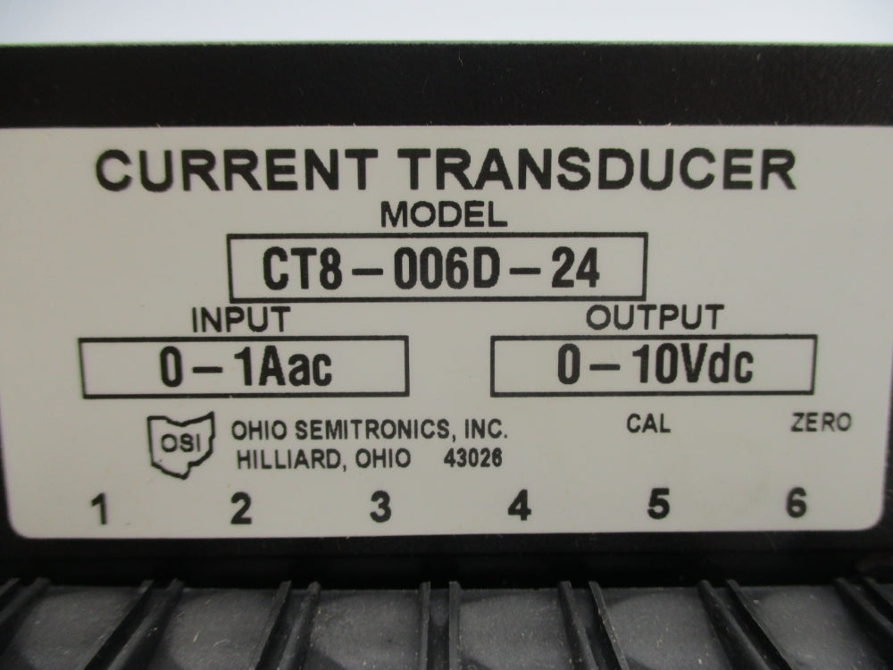 OHIO SEMITRONICS CT8-006D-24 UNMP
