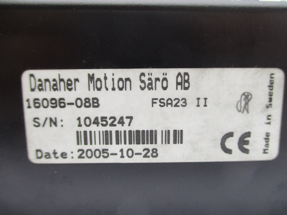 DANAHER MOTION FSA23II 16096-08B UNMP