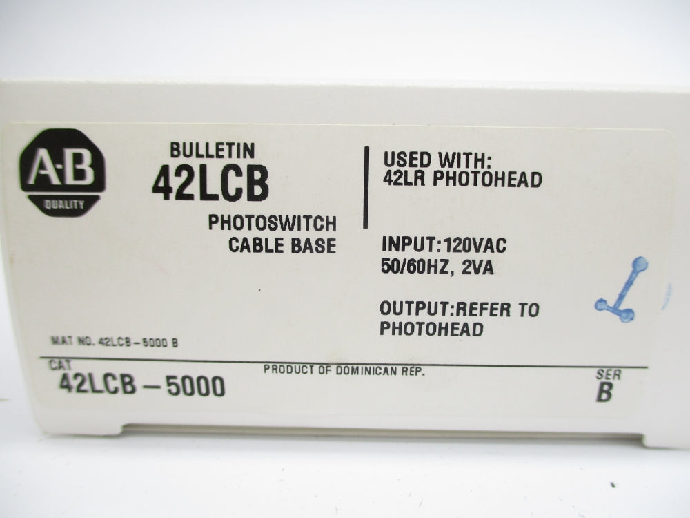 INDUSTRIAL SPARE PART 42LCB-5000 SER. B 120VAC (WH) NSMP