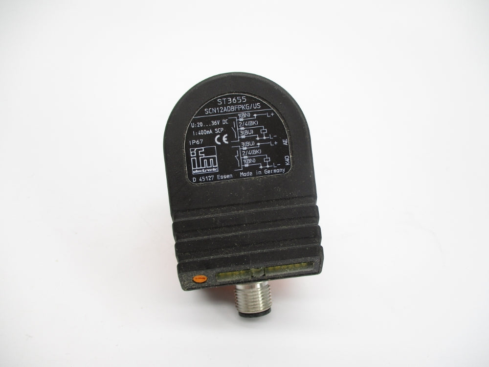IFM EFECTOR ST3655 SCN12ADBFPKG/US-100-IPF 20-36VDC NSMP