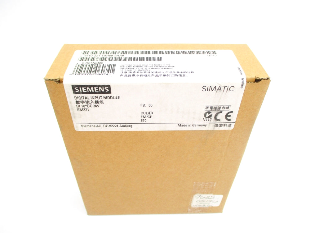 SIEMENS 6ES7321-1BH50-0AA0 NSFS