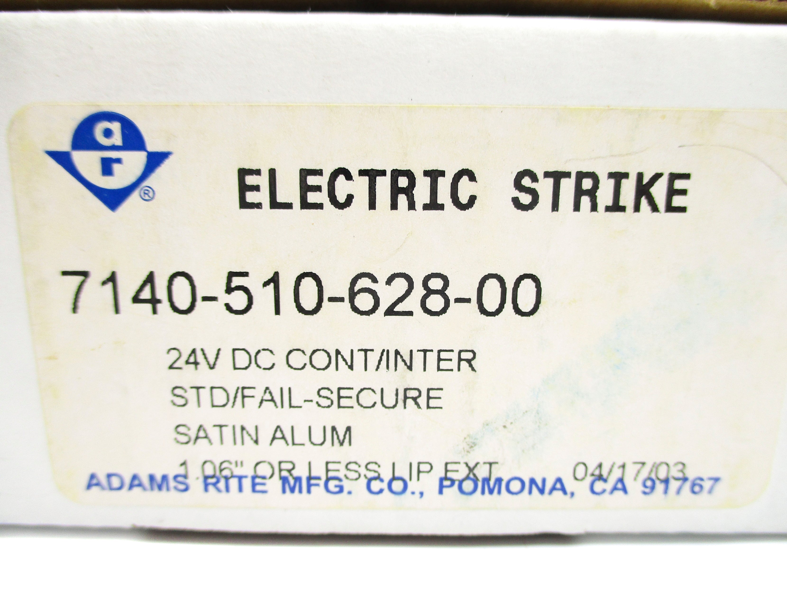 ADAMS RITE 7140-510-628-00 NSMP