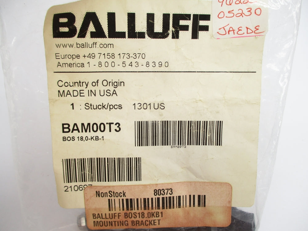 BALLUFF BAM00T3 BOS18,0-KB-1 NSMP