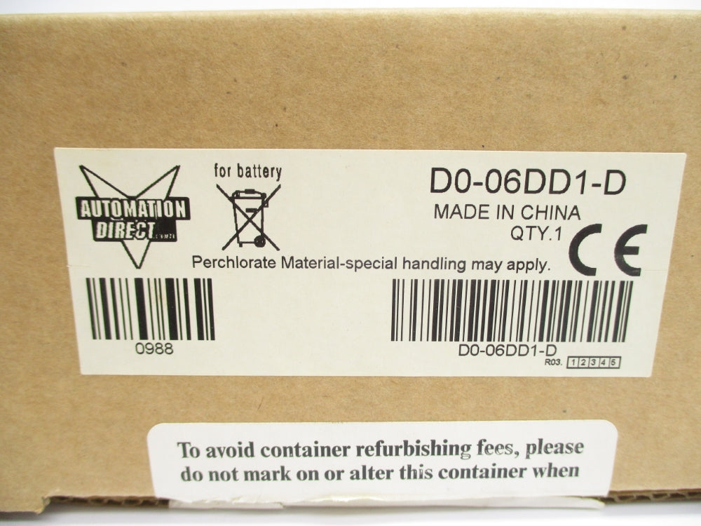 AUTOMATION DIRECT D0-06DD1-D NSMP