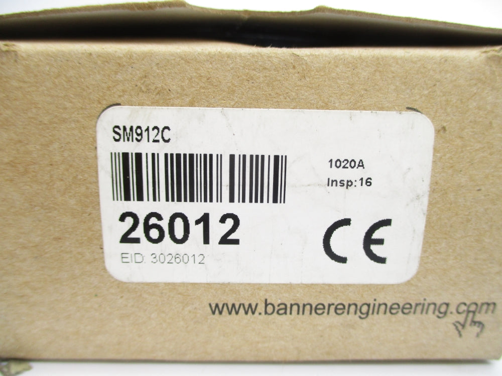 BANNER ENGINEERING SM912C 26012 NSMP