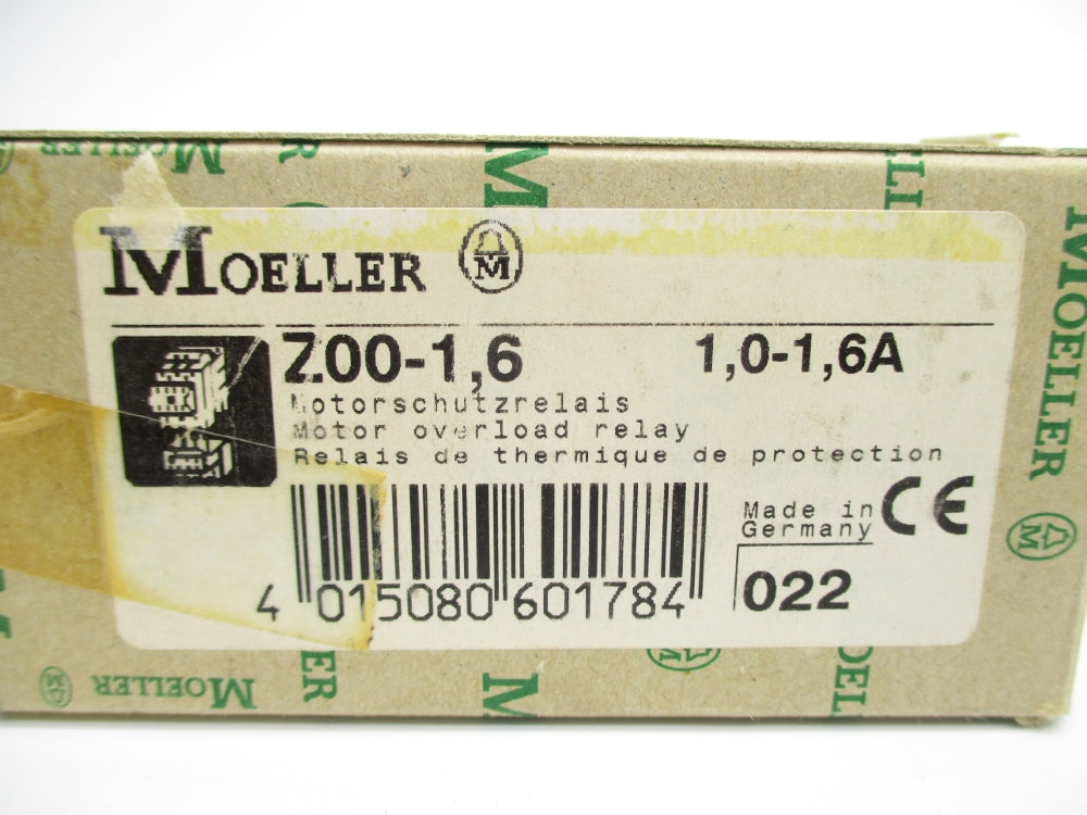KLOCKNER MOELLER Z00-1,6 1.0-1.6A NSMP