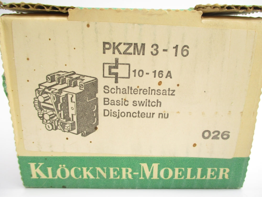 KLOCKNER MOELLER PKZM3-16 NSMP