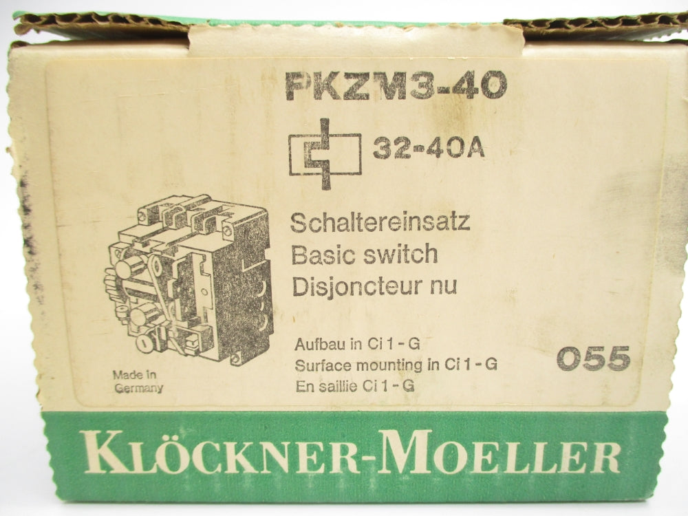 KLOCKNER MOELLER PKZM3-40 NSMP