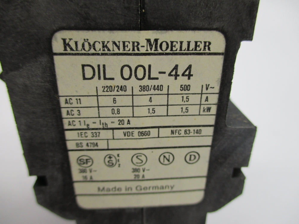 KLOCKNER MOELLER DIL00L-44 220V NSNP