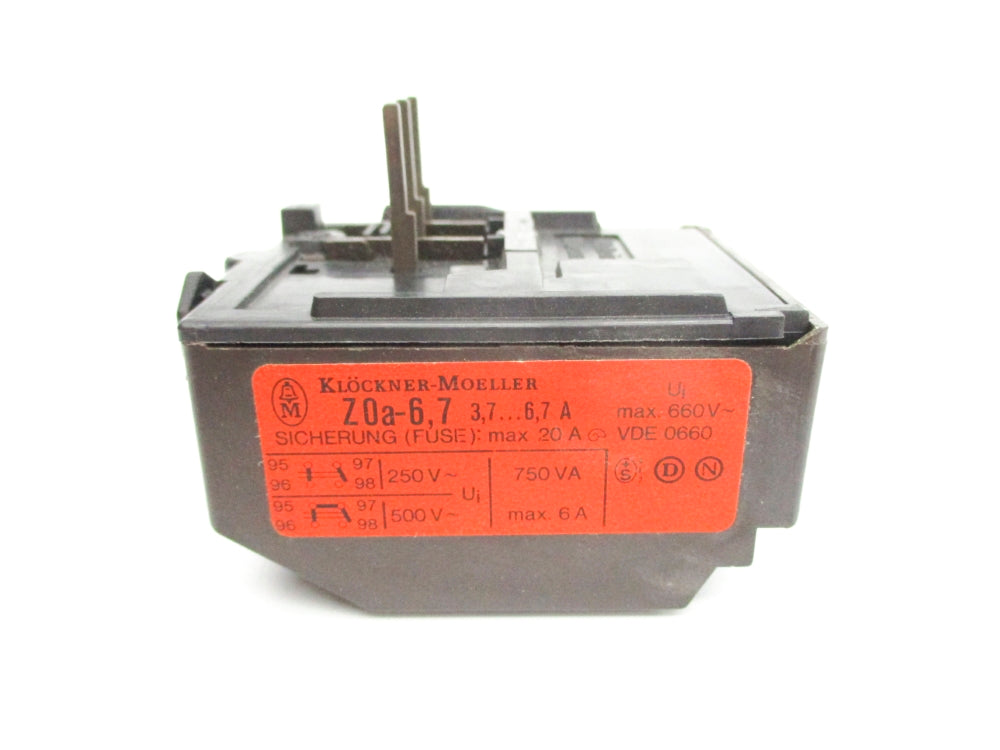 KLOCKNER MOELLER Z0A-6,7 3.7-6.7A NSNP