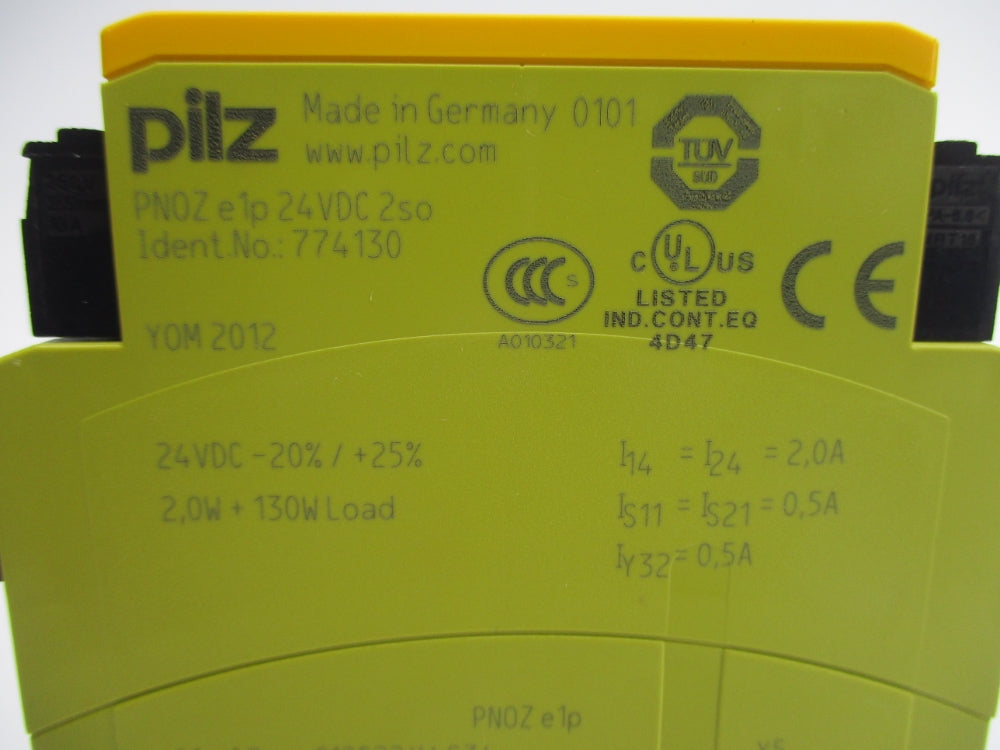 PILZ PNOZE1P24VDC2SO 774130 24VDC 2.0A NSNP