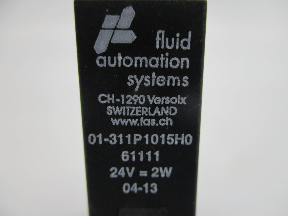 FLUID AUTOMATION SYSTEMS 01-311P1015H0 24V NSNP