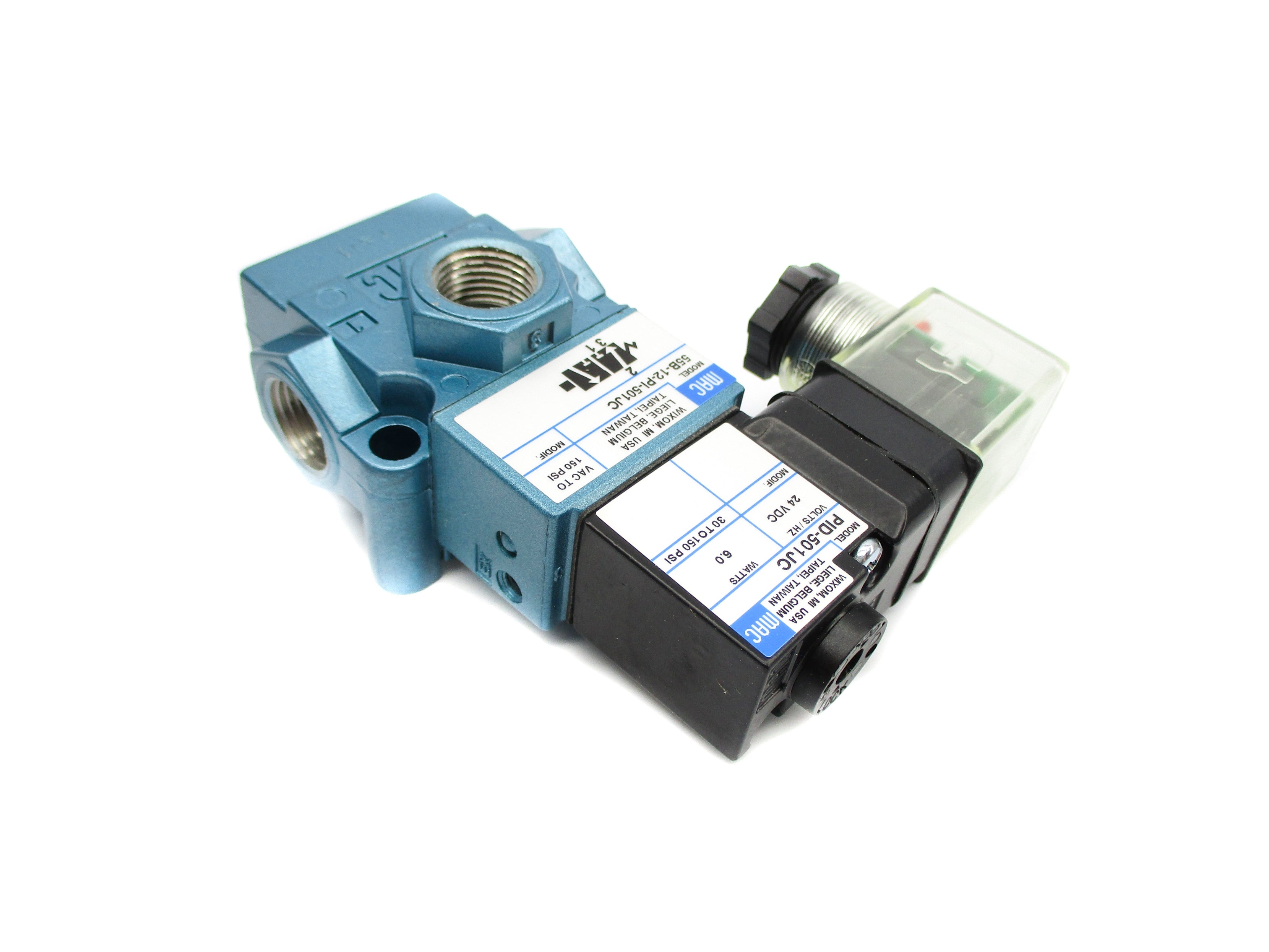 MAC 55B-12-PI-501JC 24VDC 150PSI NSMP