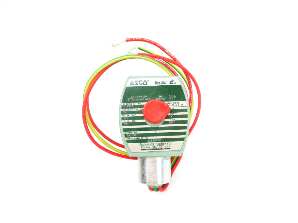ASCO 8262G208 110/120V 100PSI 1/4" NSNP