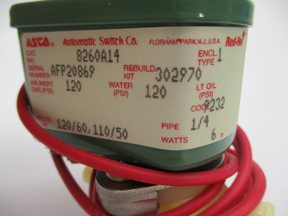 ASCO 8260A14 120PSI 110/120V NSNP