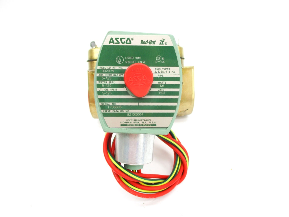 ASCO 8210G004 5-125PSI 24/DC NSNP