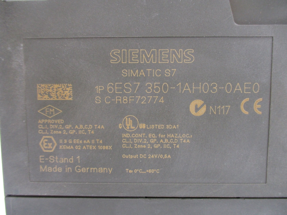 SIEMENS 6ES7350-1AH03-0AE0 NSNP